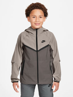Nike - Grey Sportswear Tech Unisex Kids Jacket