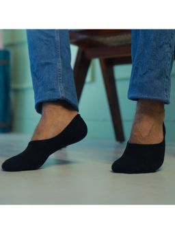 Mint & Oak - Combo of 2 - Navy Blue & Black No Shoe Socks