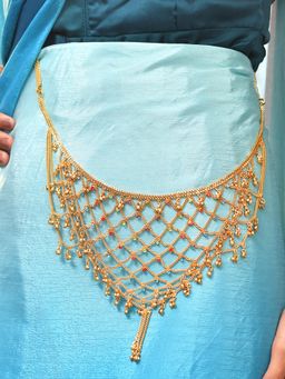 Silvermerc Designs - Gold Plated Saree Kamarb&h For Women