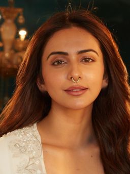 Accessher - Rose Gold American Diamond Adjustable Clip On Septum Nose Ring