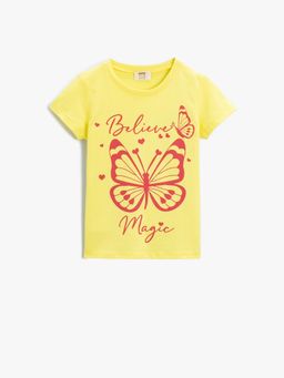 Koton - Girls Yellow T-shirt