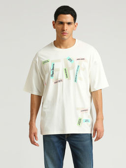 Pepe Jeans - White Wendel Brand Carrier Oversized T-Shirt