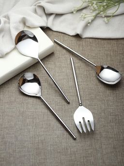 De Maison Decor - Stream Serving Set Silver