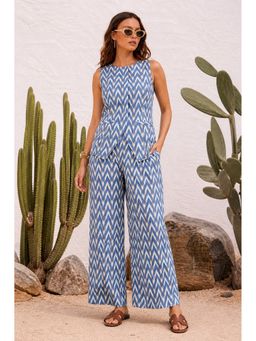 StyleStone - Blue Women's Denim Oversized Co-Ord Set