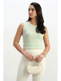 Allen Solly - Women Light Green Woven Casual Top