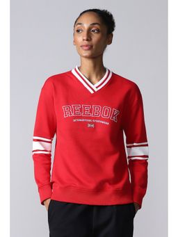 Reebok - Red Women Sweatshirt