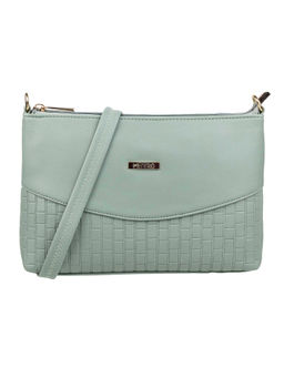 Metro - Blue Printed Leather Sling And Cross Bag