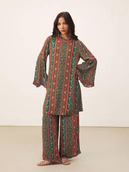 Ritu Kumar - Multi-Color Zeya Co-Ord Set
