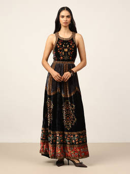 Ritu Kumar - Black Albina Maxi Dress
