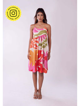 Poppi - Meadow Printed Strappy Dress