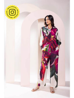 Poppi - Whimsy Printed Multi-Color Co-Ord (Set of 2)