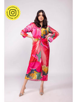 Poppi - Pink Caspian Printed Shirt