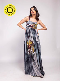 Poppi - Wildflower Printed Maxi Dress
