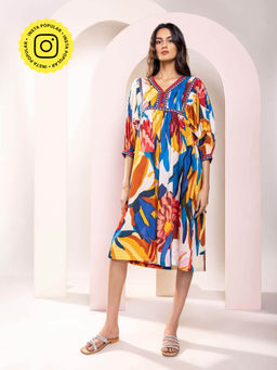 Poppi - Rosylyn Printed Midi Dress
