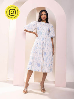Poppi - Seascape Printed Midi Dress