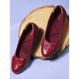 Bata - Women Casual Wedges Maroon