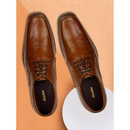 Bata - Men Formal Derbies Tan