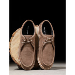 Hush Puppies - Men Casual Boat Shoes Brown