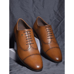 Hush Puppies - Men Formal Brogues Tan