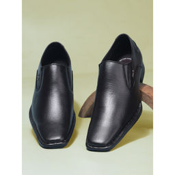 Bata - Men Formal Slip-On Black Loafers