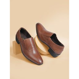 Hush Puppies - Men Formal Slip-On Tan Loafers