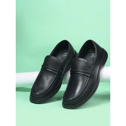 Bata - Men Casual Slip-On Black Loafers