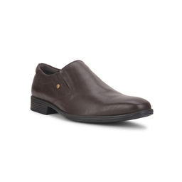 Hush Puppies - Men Formal Slip-On Brown Loafers