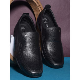 Hush Puppies - Men Casual Slip-On Black Loafers