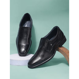 Hush Puppies - Men Formal Slip-On Black Loafers