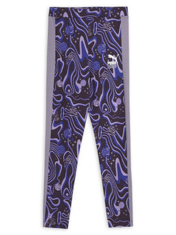 Puma - Lava Land High Waist Girls Purple Tights