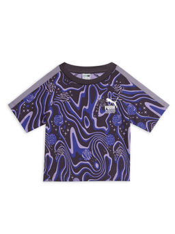 Puma - Lava Land Aop Girls Purple Tees
