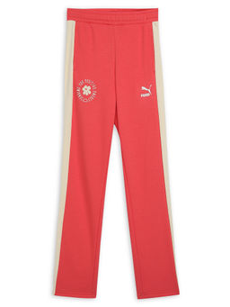 Puma - Classics Bubble Bloom T7 Girls Red Track Pant