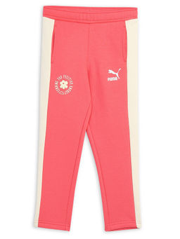 Puma - Classics Bubble Bloom T7 Girls Pink Track Pant