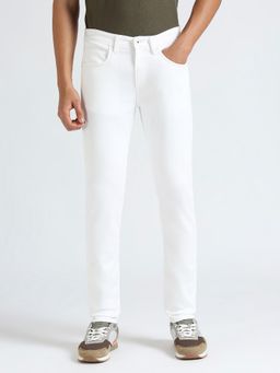 Pepe Jeans - Chinox White Mid Rise Gymindigo Jeans