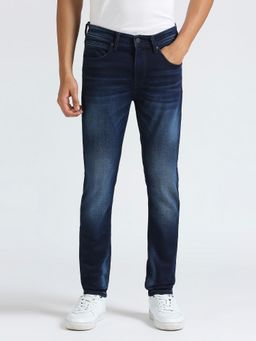 Pepe Jeans - Chinox Navy Blue Mid Rise Gymindigo Jeans