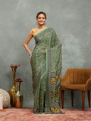 Green color option, Sold out, Currently selected
