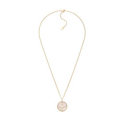 Fossil - Women Gold Stylish White Stone Necklace JF04844710