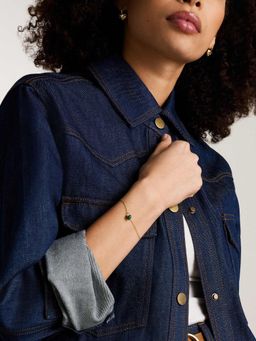 Fossil - Women Green Heart Bracelet JF04858710