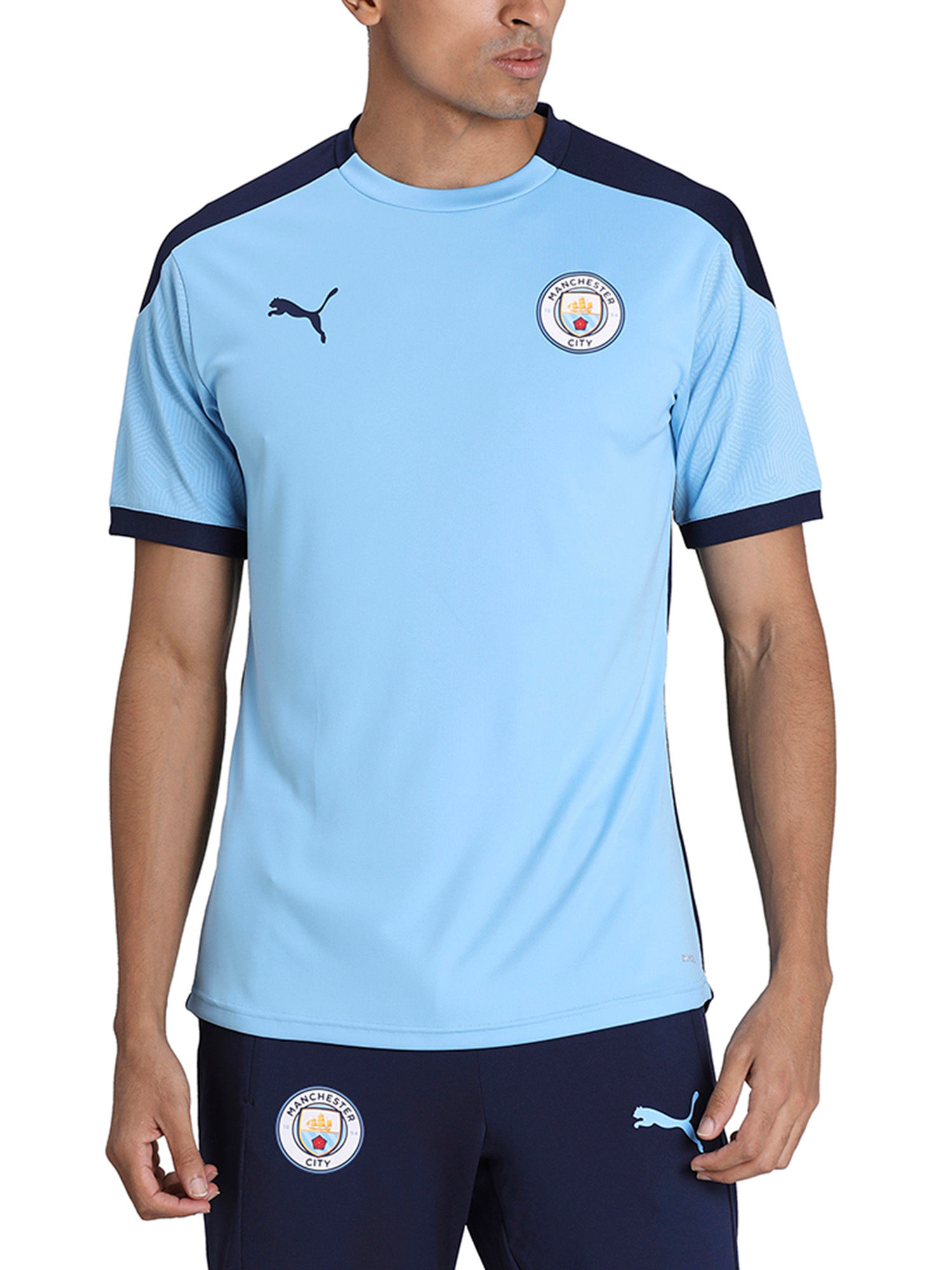 Buy Puma Blue MCFC Training Jersey 