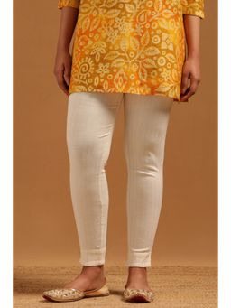 Soch - Womens Off White Viscose Blend Pant