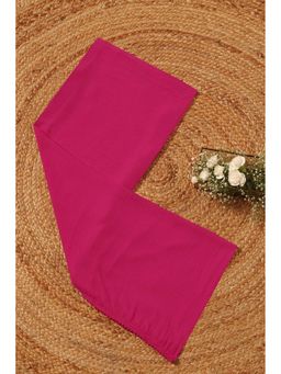 Soch - Womens Rani Pink Chiffon Solid Dupatta