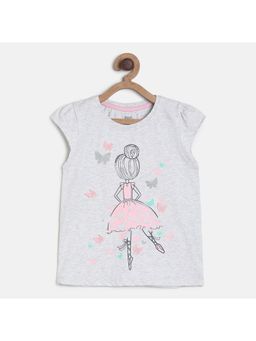 MINI KLUB - Kids Girls Grey Knit Top