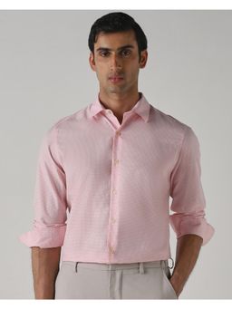 Mufti - Soft Pink Checks Men Shirt