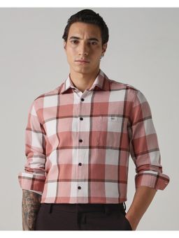 Mufti - Pastel Pink Checks Men Shirt