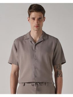 Mufti - Muted Lilac Solid/Plain Men Shirt