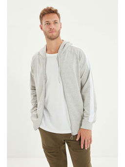 Trendyol - Man Grey Sweatshirt
