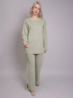 ANNY - Green Buttoned Top with Pant