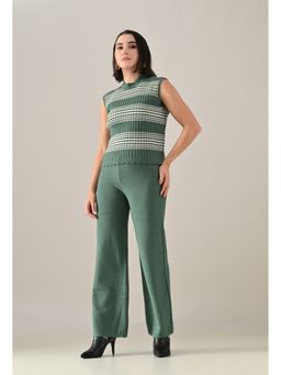 ANNY - Green Chic Knit Top with Pant