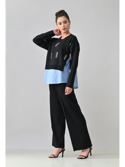 ANNY - Black Urban Ease Top with Pant