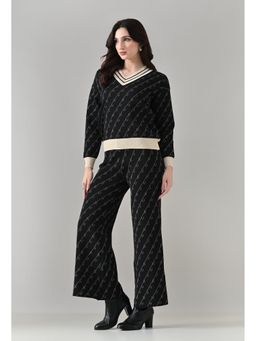 ANNY - Black Elite Monotone T-shirt with Pant